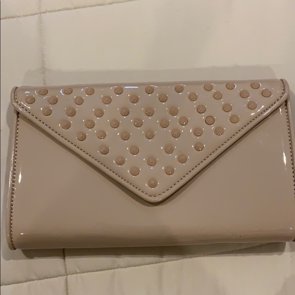 Evening nude/ beige clutch